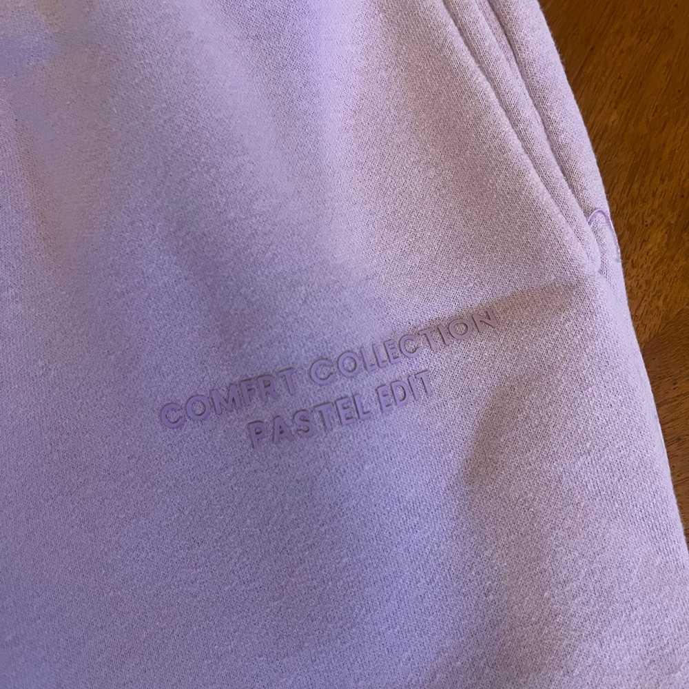 Comfort Fleece Sweatshirt & Jogger Set - pastel Lavender - Picture 3 of 7